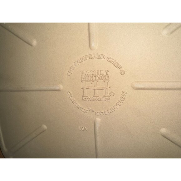 The Pampered Chef Flat Baking Stone 13"x15" Rectangle Classic Collection Stonewa - Picture 3 of 8